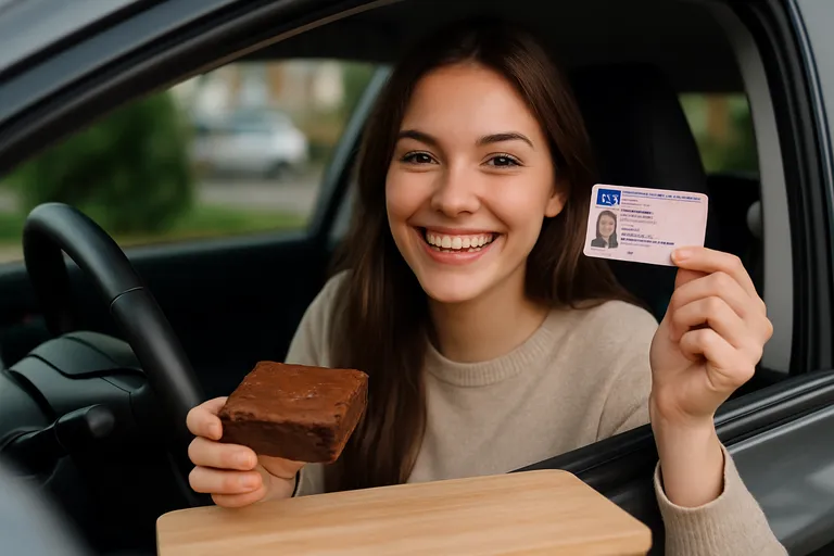 Het behalen van je rijbewijs vieren
